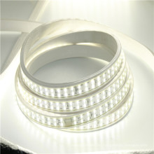 110V 220V 5050 2835 SMD 180LEDs por m Blanco cálido Doble fila LED Flex Strip